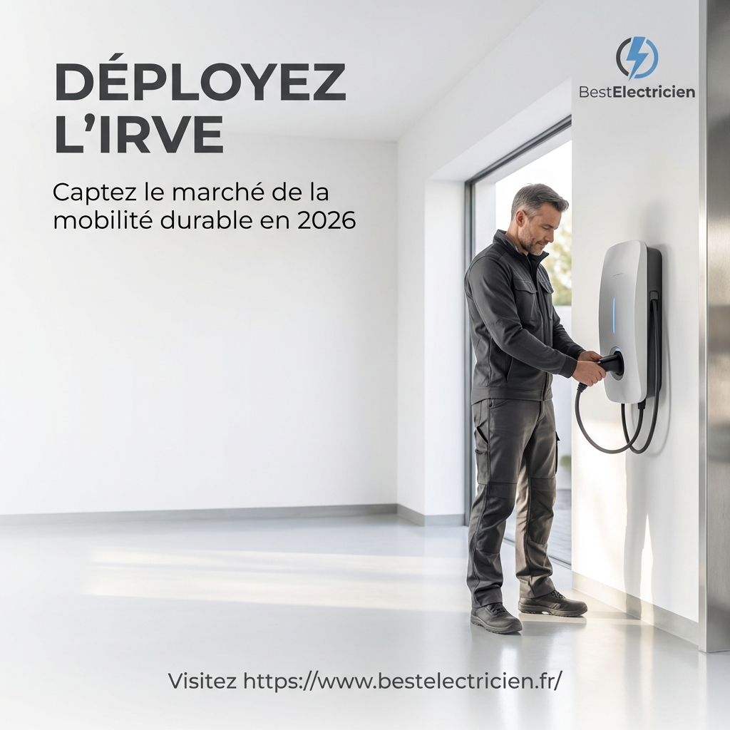 Le Marché de l'IRVE en 2026 : Pourquoi et Comment les Électriciens Doivent se Spécialiser 1