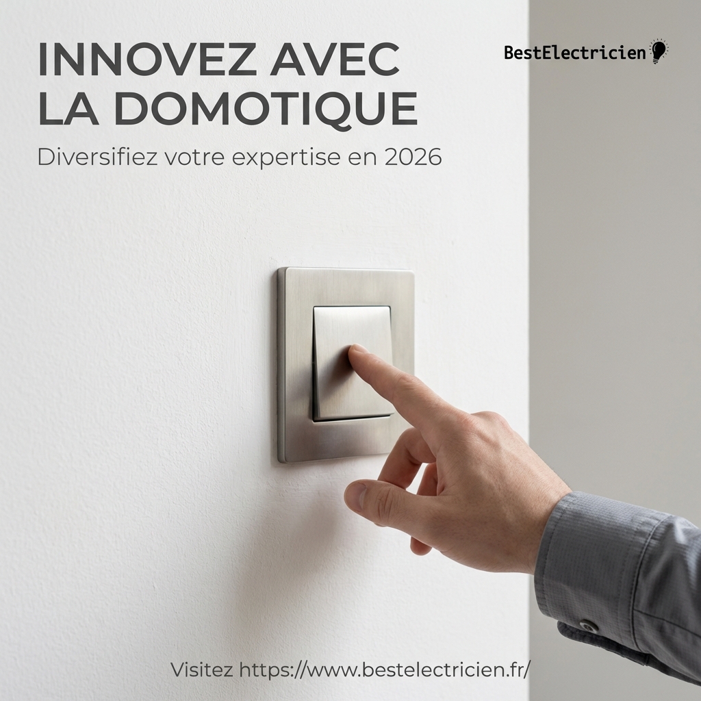 Domotique 2026 : Pourquoi l'habitat intelligent est le levier de rentabilité des électriciens 1