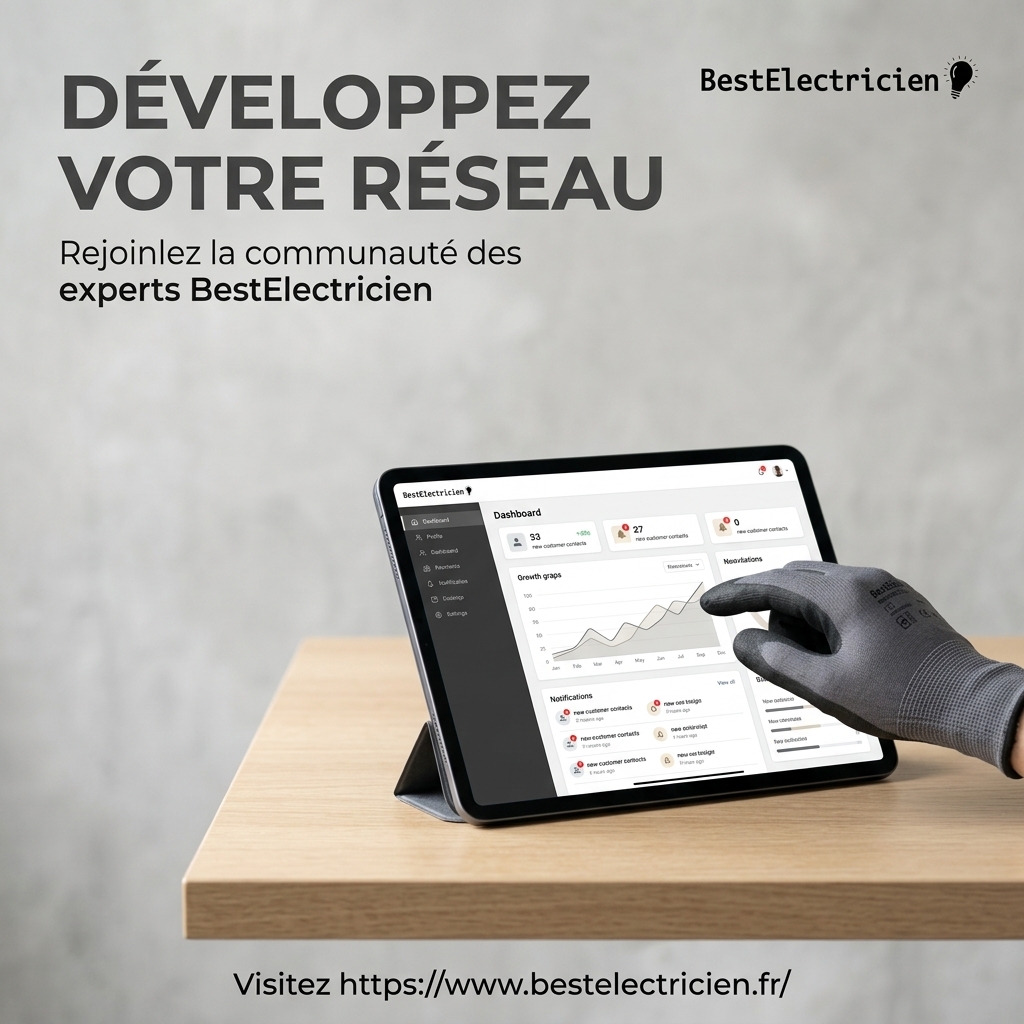 Électriciens : Boostez votre visibilité et vos chantiers avec BestElectricien 1