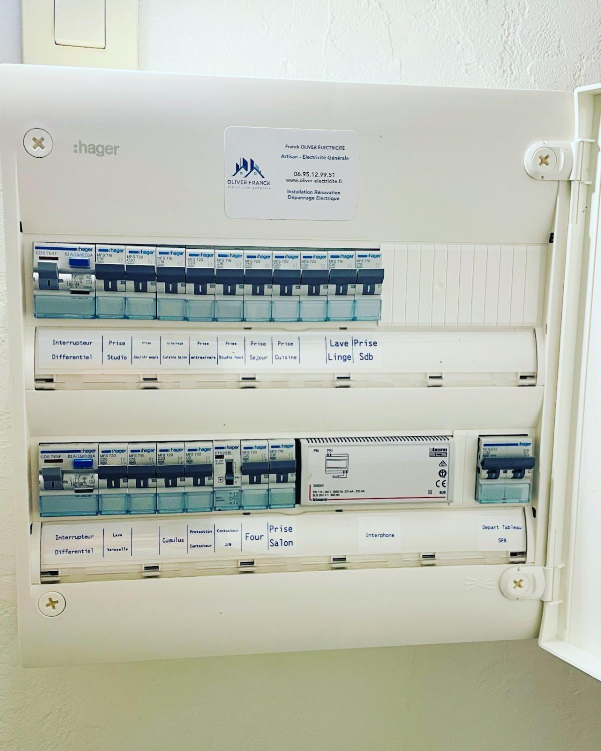 Franck OLIVER ELECTRICITE AUBAIS