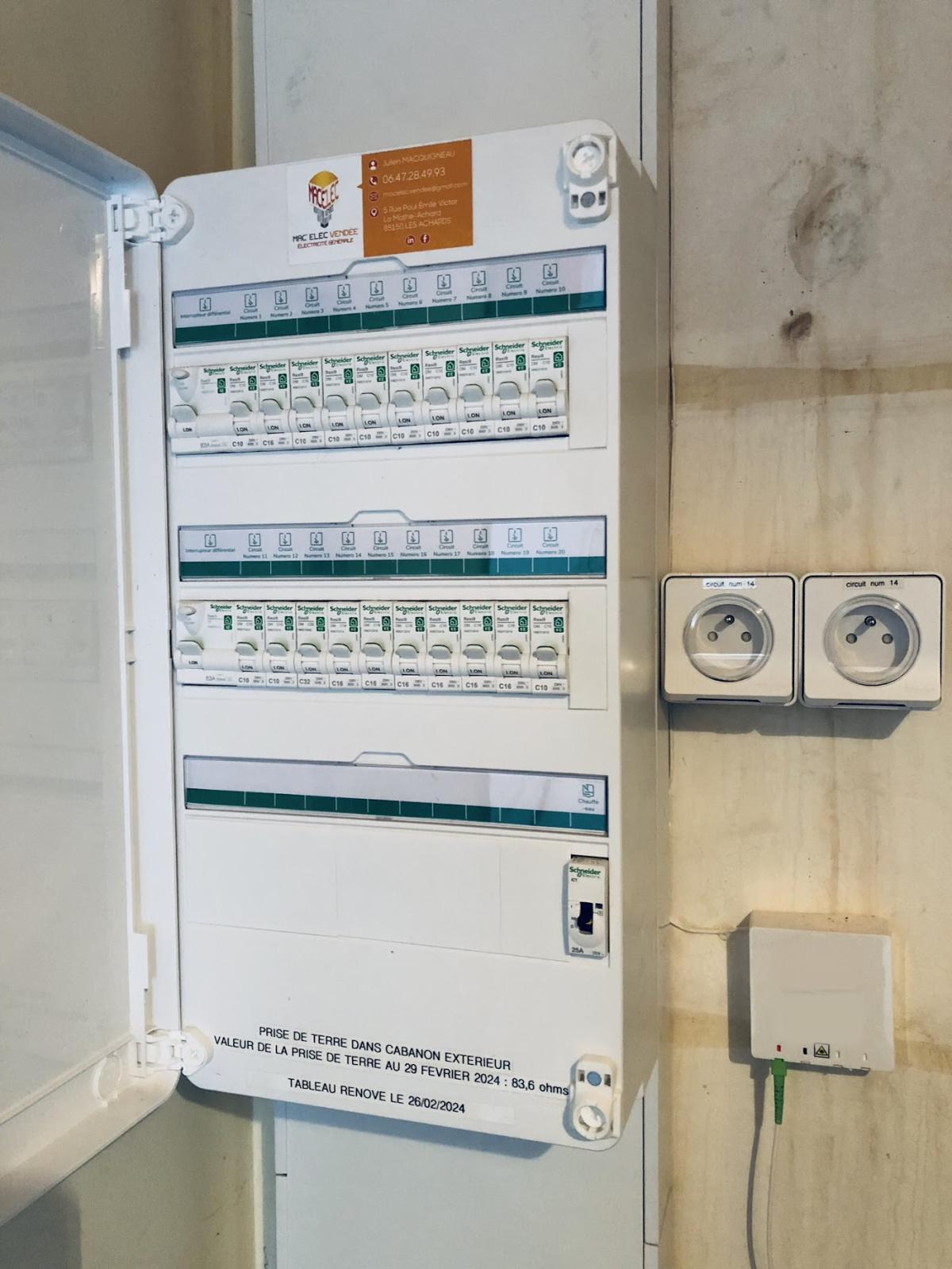 MAC ELEC VENDEE : Électricité Générale / Borne de recharge (IRVE)