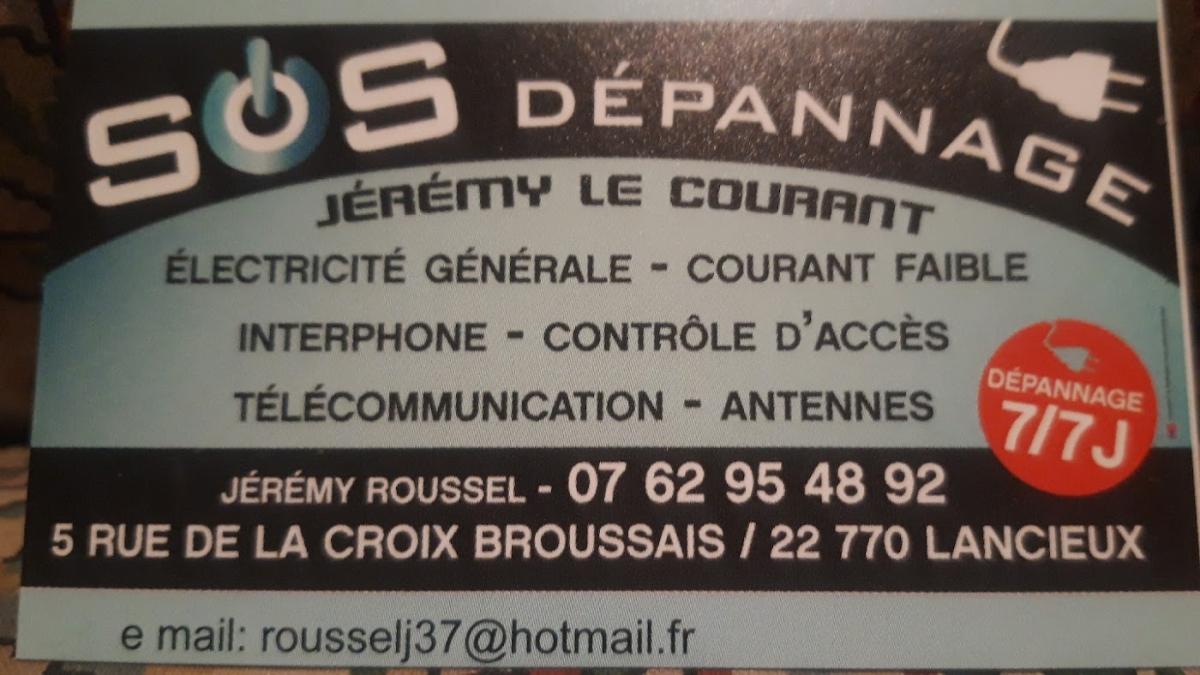 Sos dépannage Jérémy le courant
