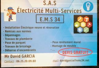 Electricien E.M.S 34 Électricité Multi-Services 0