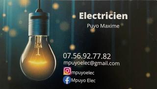 Electricien Mpuyo Elec - Puyo Maxime - électricien - médoc 0