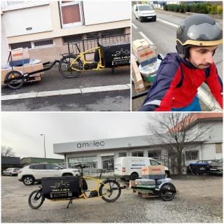 Electricien Greg à vélo 0