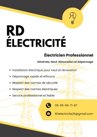 Electricien RD Électricité 0
